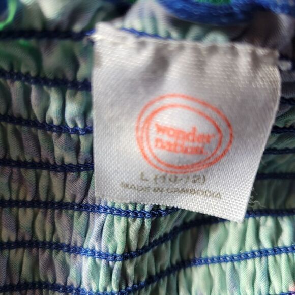 Wonder Nation Girls Smocked Sleeveless Maxi Dress Size 10/12 - Picture 10 of 14